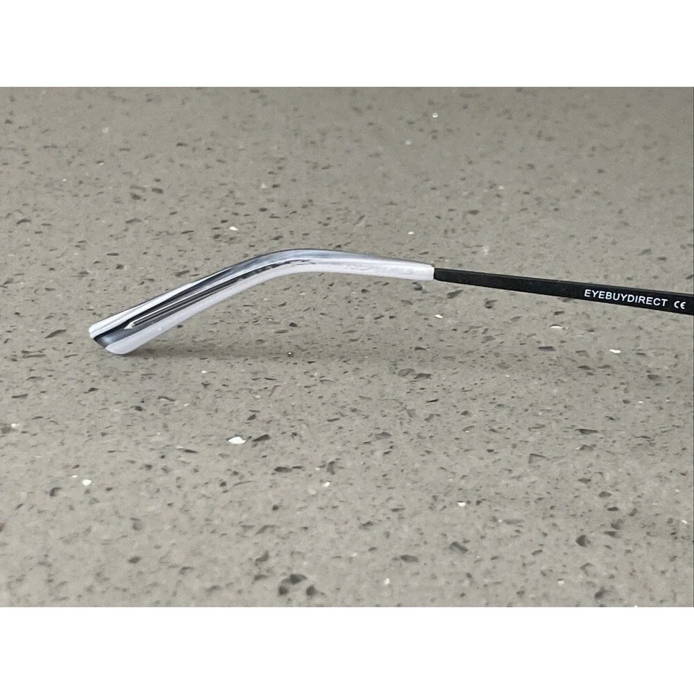 Eyebuydirect Chistopol 52-19-140 C1 Black Metal Eyeglasses FRAMES ONLY rectangle
